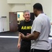Herschel Walker Interacts with Blackhorse Troopers