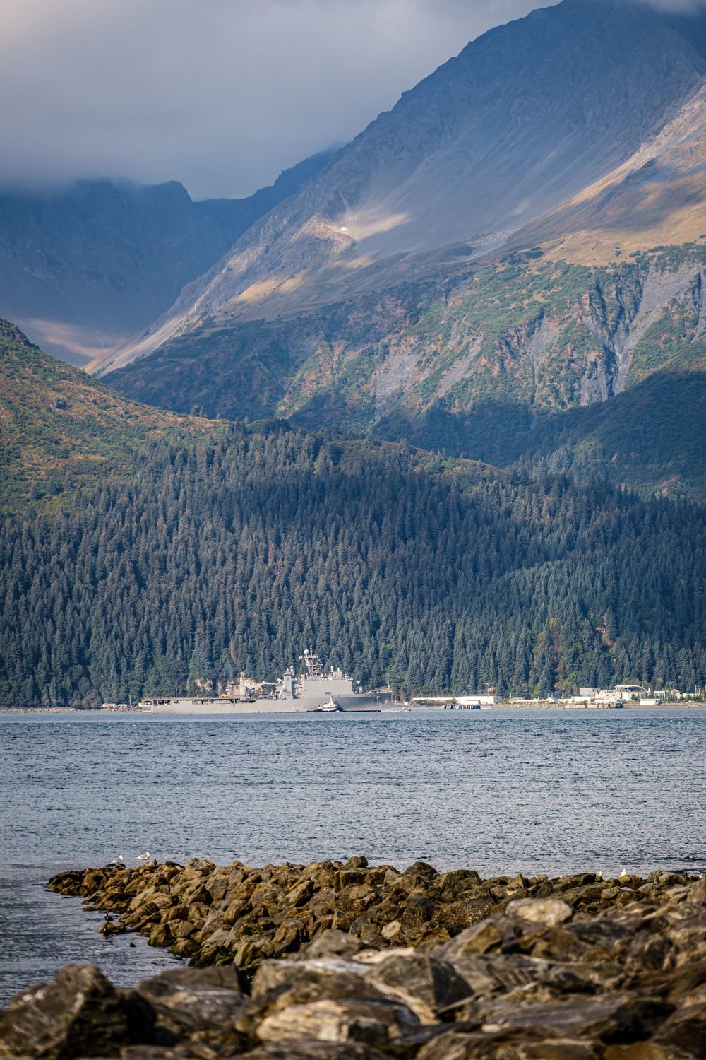 USS Comstock Arrives in Seward, Alaska