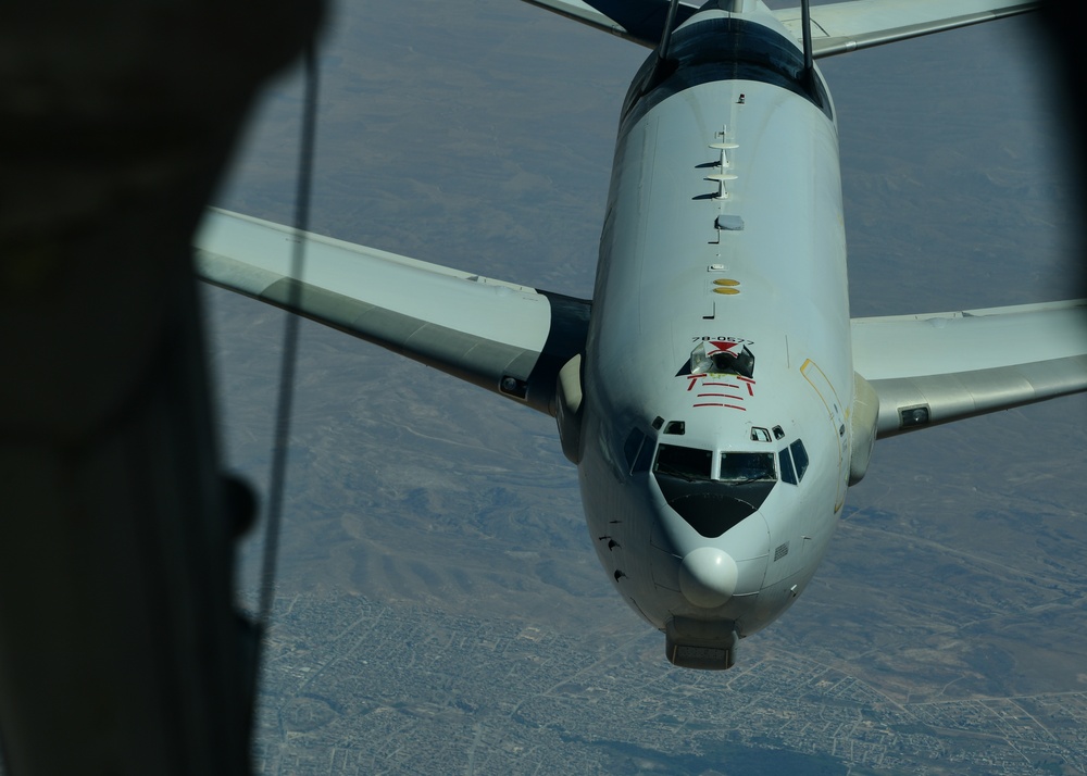 908th EARS refuels F-15s, F-22s, E-3 AWACS