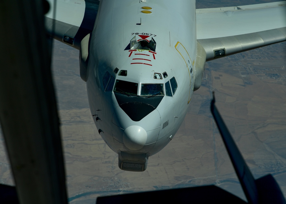 908th EARS refuels F-15s, F-22s, E-3 AWACS