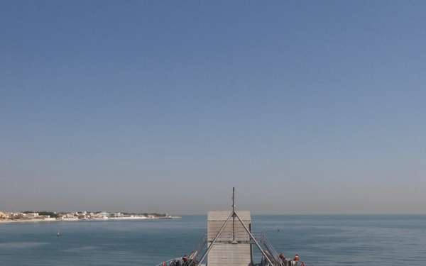 U.S. Army Logistics Support Vessel MG Charles P. Gross (LSV 5) Drills