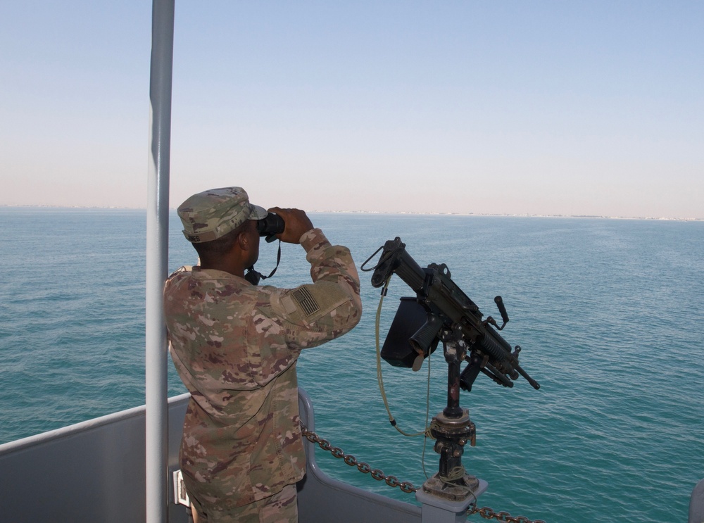 U.S. Army Logistics Support Vessel MG Charles P. Gross (LSV 5) Drills