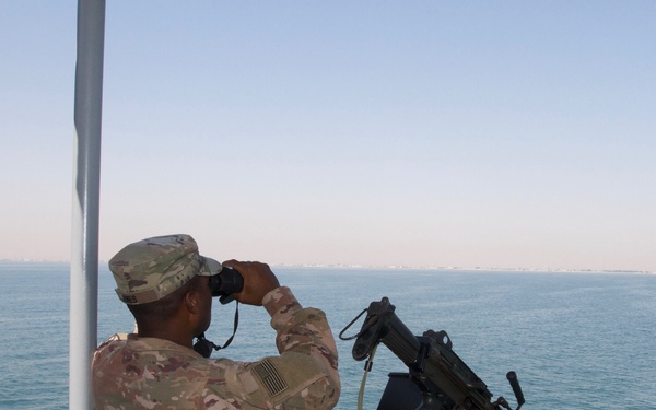 U.S. Army Logistics Support Vessel MG Charles P. Gross (LSV 5) Drills