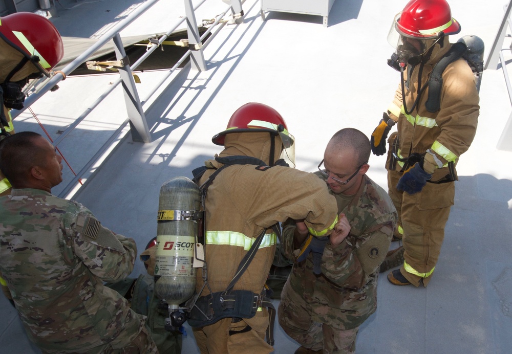 U.S. Army Logistics Support Vessel MG Charles P. Gross (LSV 5) Drills