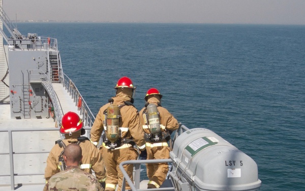 U.S. Army Logistics Support Vessel MG Charles P. Gross (LSV 5) Drills