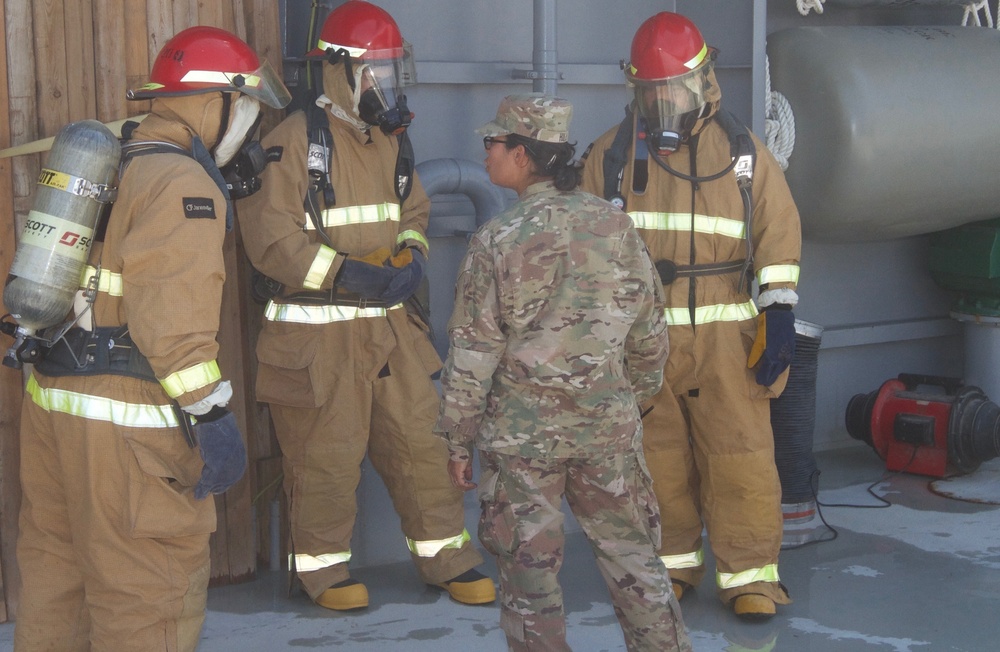 U.S. Army Logistics Support Vessel MG Charles P. Gross (LSV 5) Drills