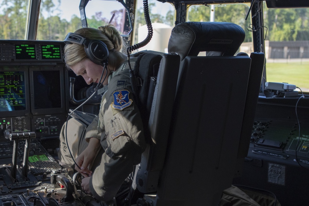 HC-130J Combat King II first all-female flight