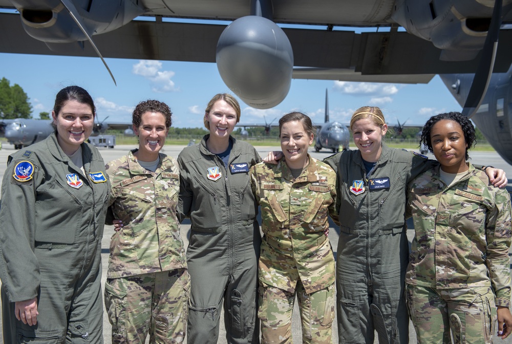 HC-130J Combat King II first all-female flight