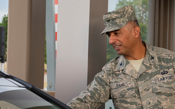 Schriever senior leader helps defenders check IDs