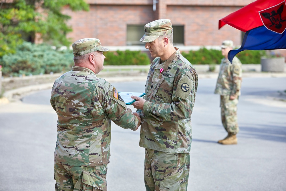 Lt. Col. Sean Connolly receives Meritorious Service Medal