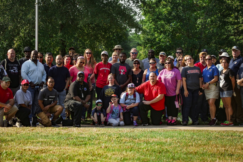 Volunteers Honor the Fallen - Quantico National Cemetery Patriot Day