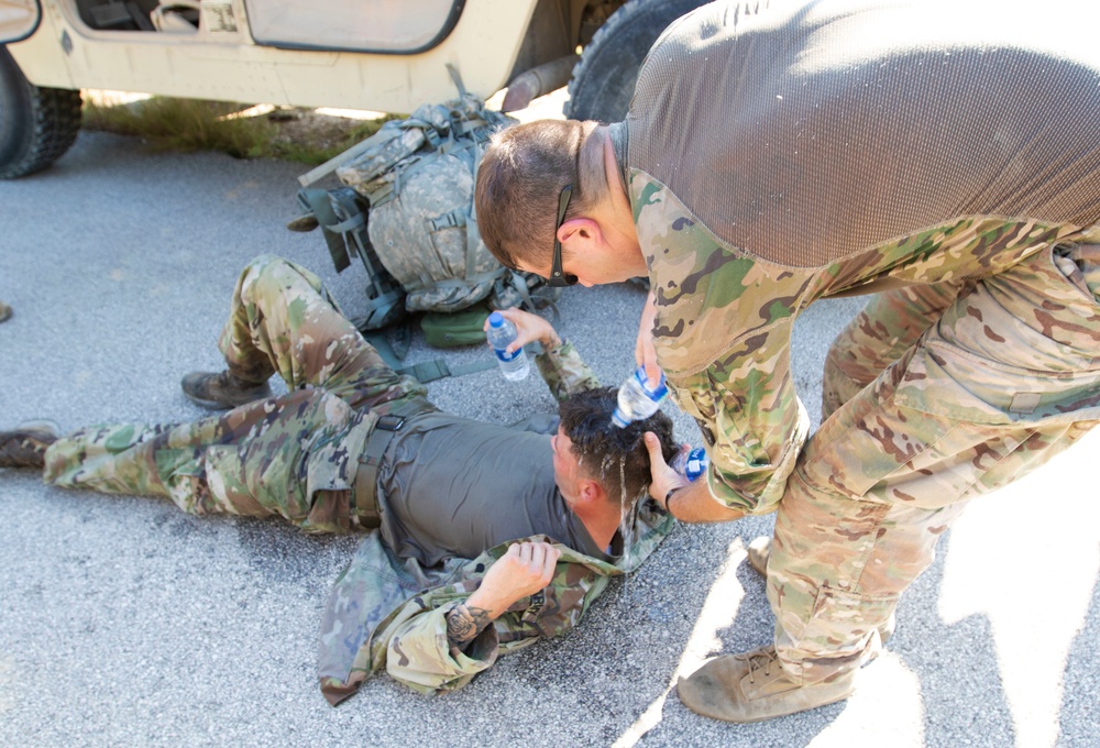 Cooling off after a ruck