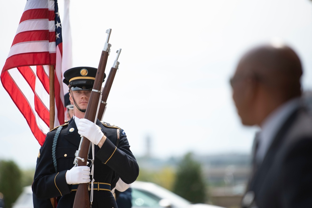 Secretary Esper Hosts Crown Prince of Bahrain