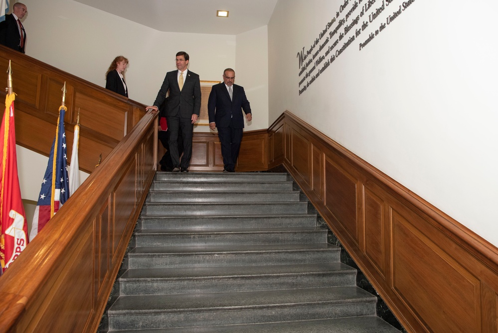 Secretary Esper Hosts Crown Prince of Bahrain