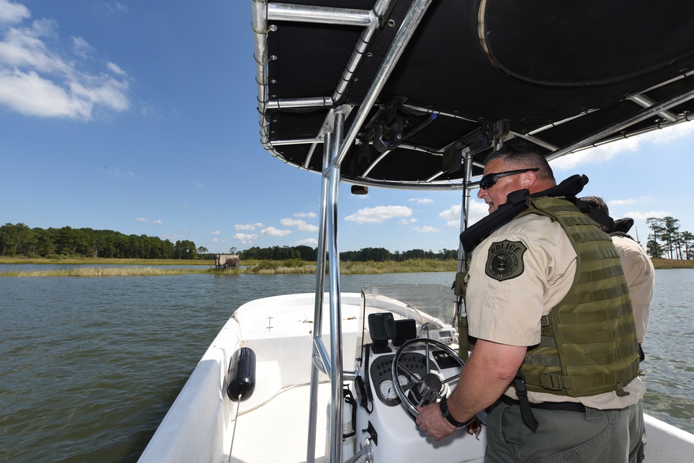 Conservation law enforcement patrols, protects JBLE