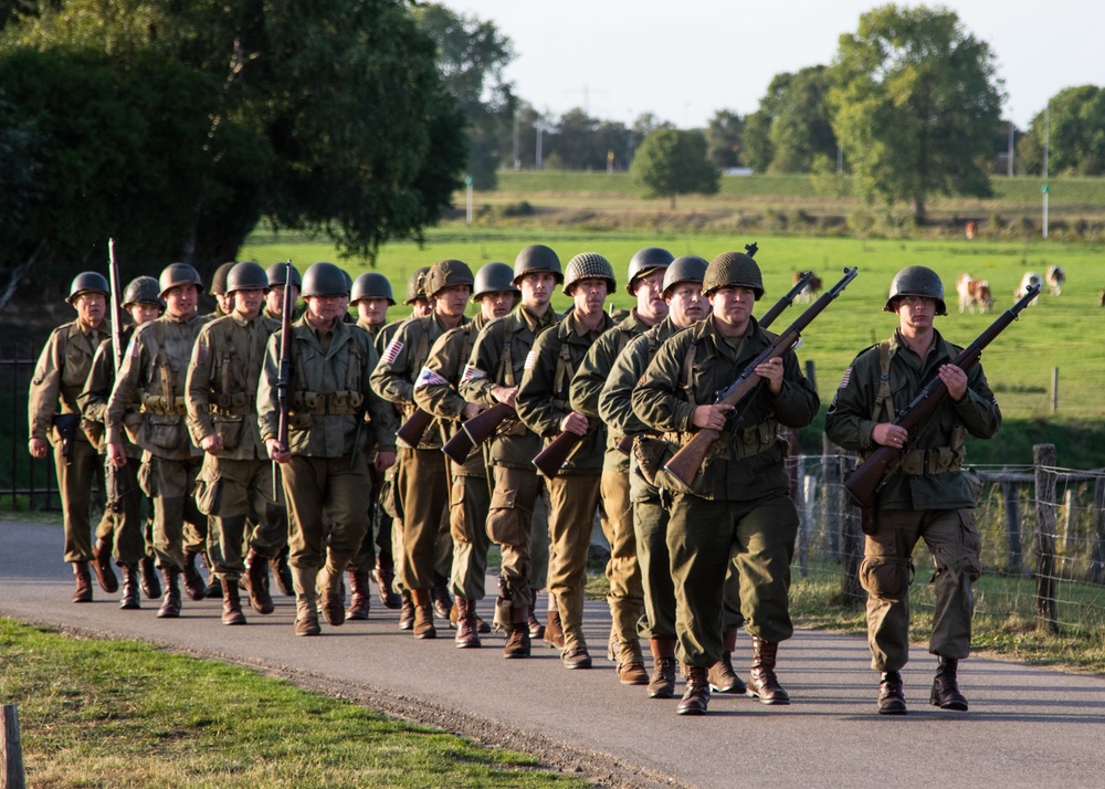 82nd Paratroopers, Dutch citizens honor John Thompson Bridge namesake