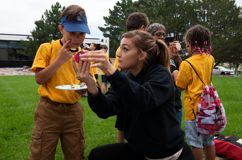 Schriever children participate in mock deployment at Air Force Academy