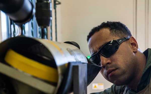 Pendleton EOD conducts explosive ordnance exploitation on a TOW-BGM-71F