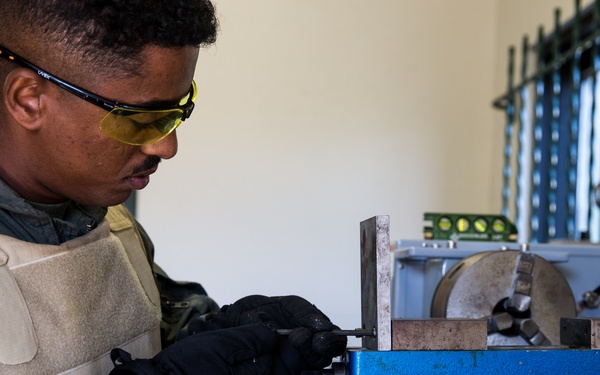 Pendleton EOD conducts explosive ordnance exploitation on a TOW-BGM-71F
