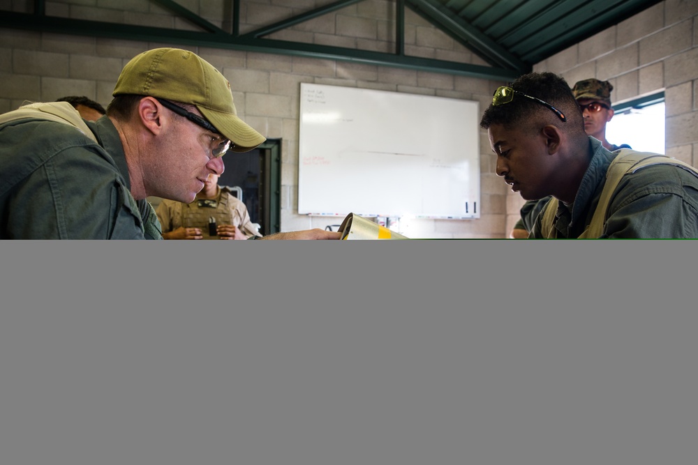 Pendleton EOD conducts explosive ordnance exploitation on a TOW-BGM-71F