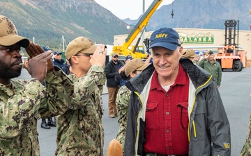 Secretary of the Navy Visits Arctic Expeditionary Capabilities Exercise 2019