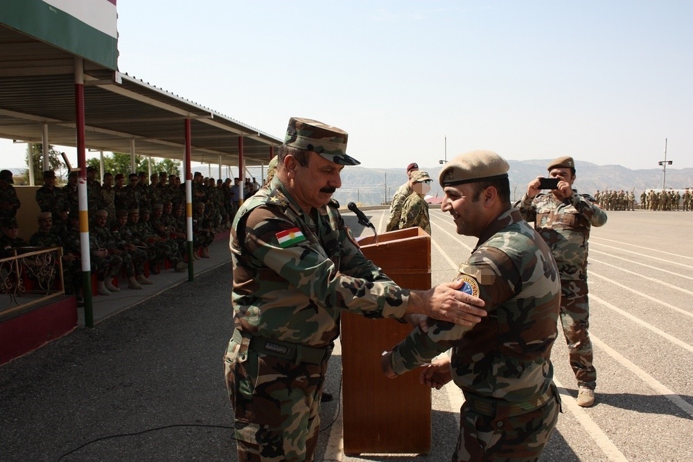 First Peshmerga Master Instructor graduates complete training