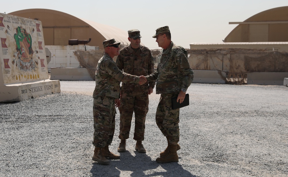 Third Army Commanding General Visits 1-7th ADA