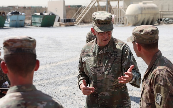 Third Army Commanding General Visits 1-7th ADA