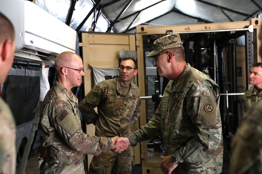 Third Army Commanding General Visits 1-7th ADA