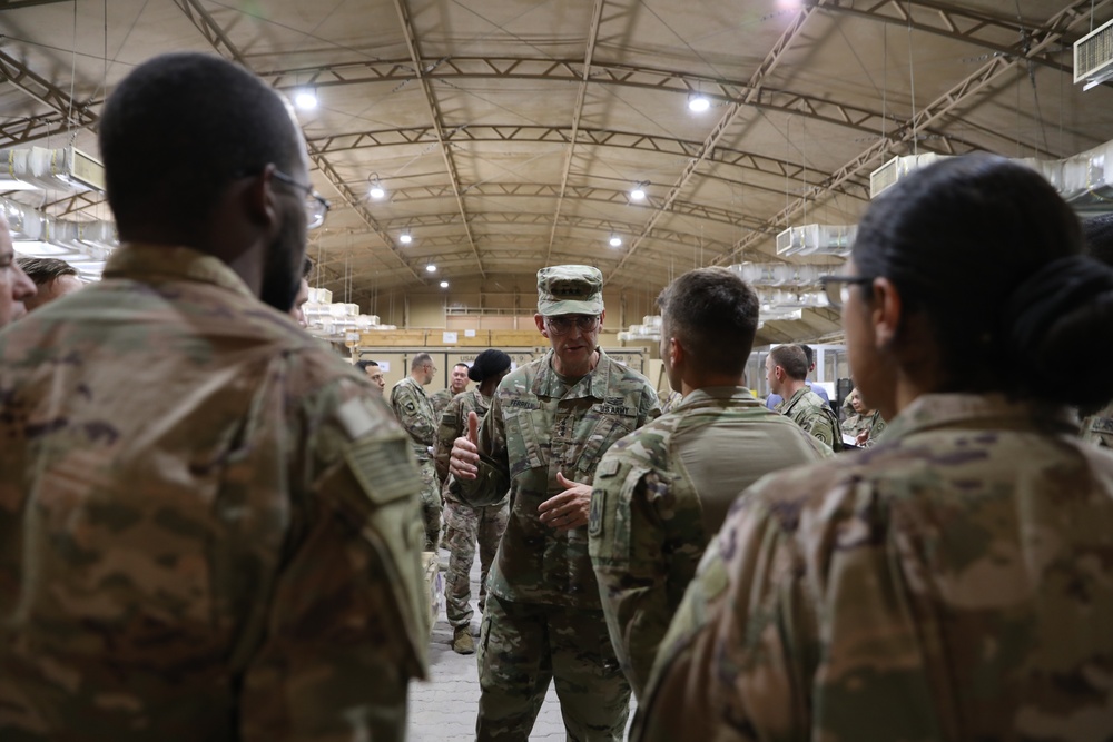 Third Army Commanding General Visits 1-7th ADA