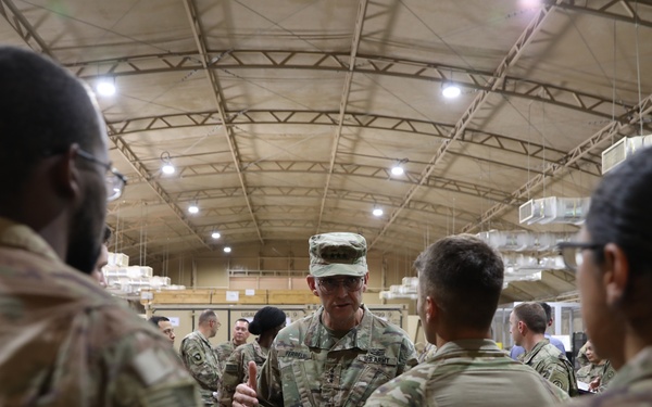 Third Army Commanding General Visits 1-7th ADA