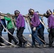 U.S. Sailors conduct a barricade drill