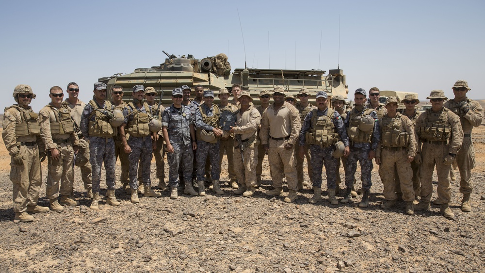 Live-fire exercise in Wadi Shadiya