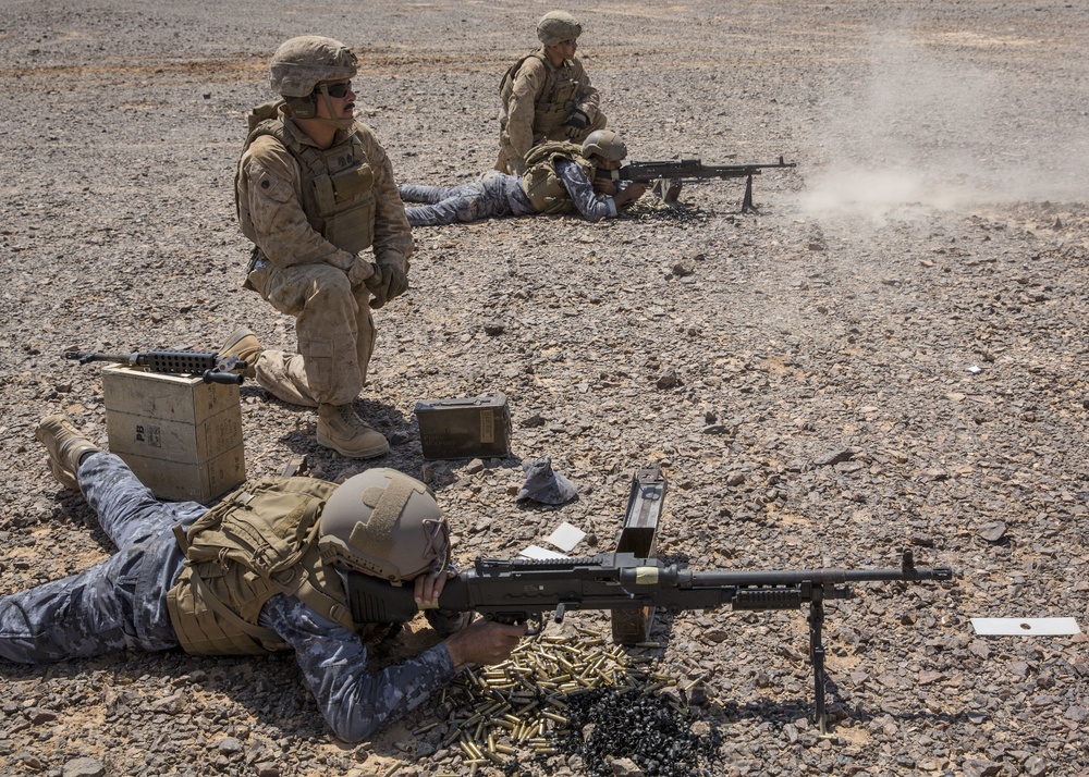 Live-fire exercise in Wadi Shadiya