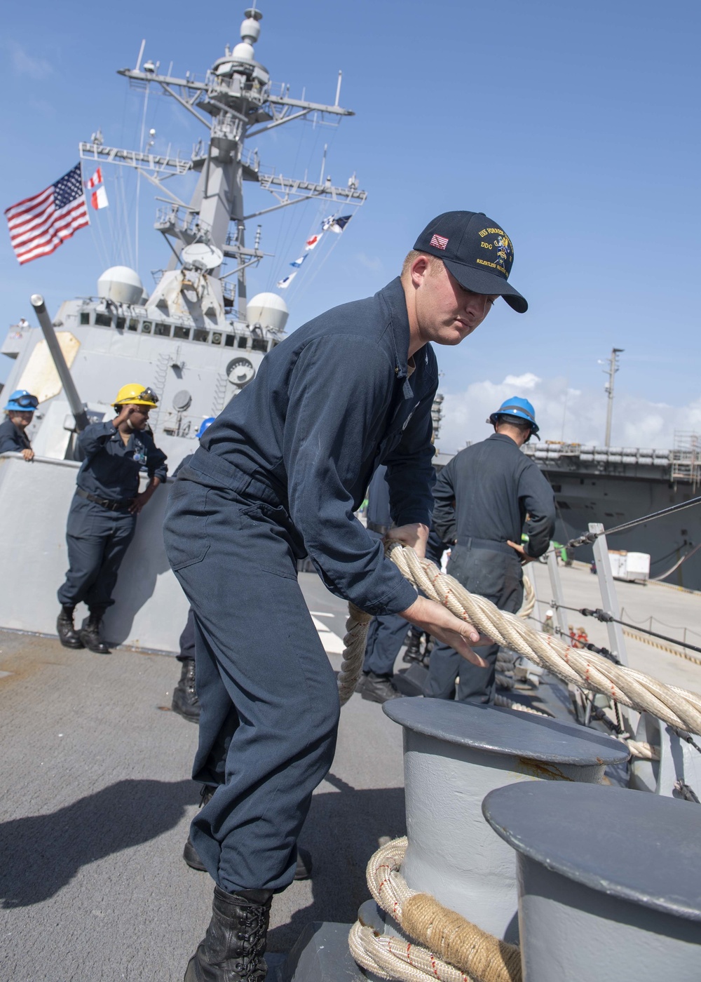 Forrest Sherman gets underway for deployment