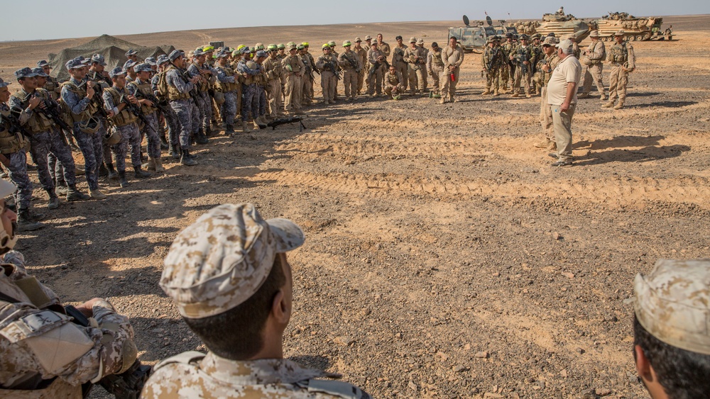 Live-fire exercise in Wadi Shadiya