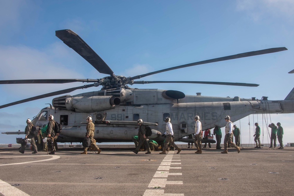 U.S. Marines Embark USS Somerset