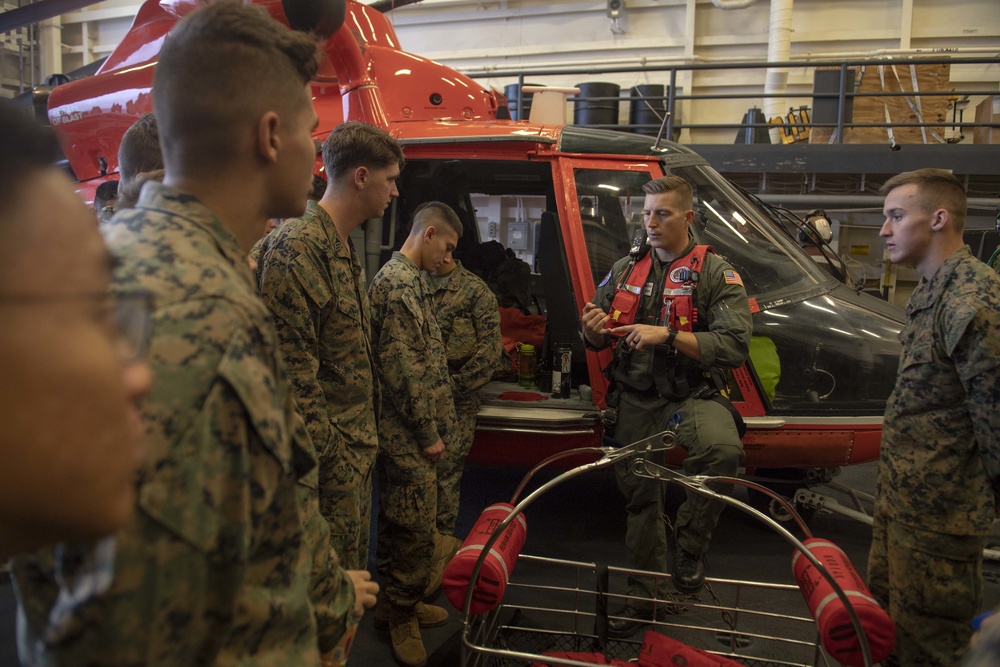 Sailor Gives Training On Safety