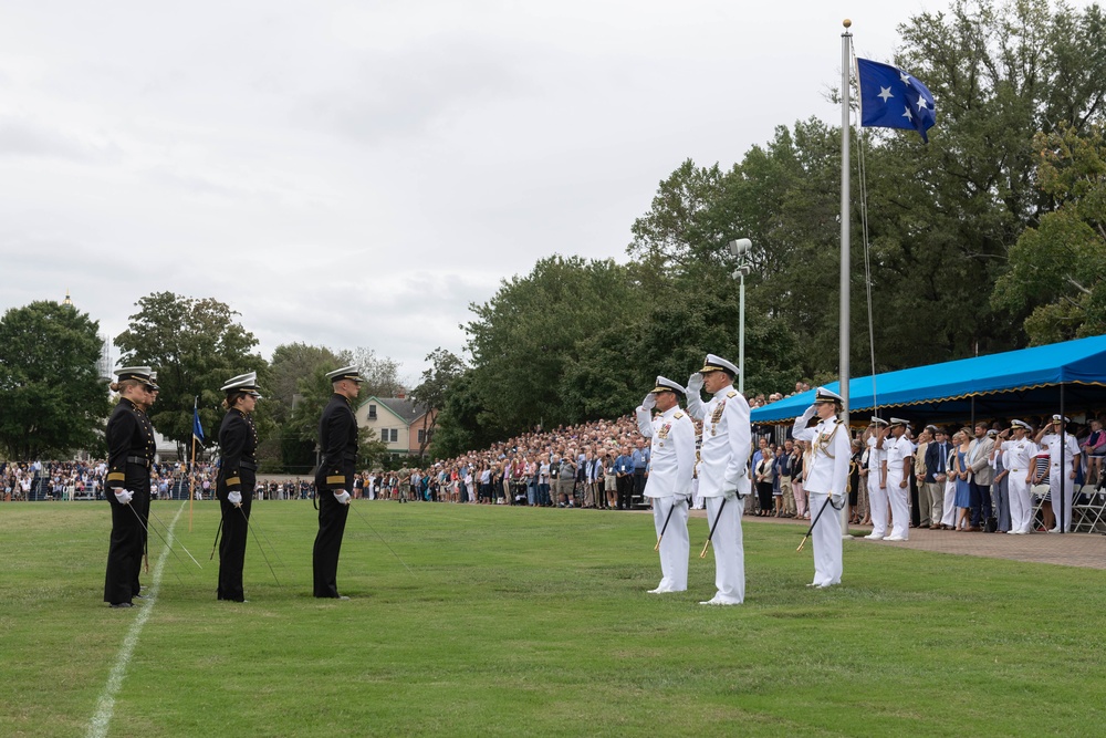 USNA Dress Parade: Adm. Moran Retirement