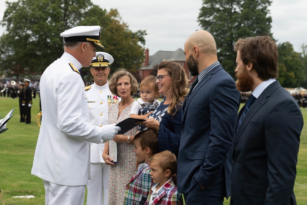 USNA Dress Parade: Adm. Moran Retirement