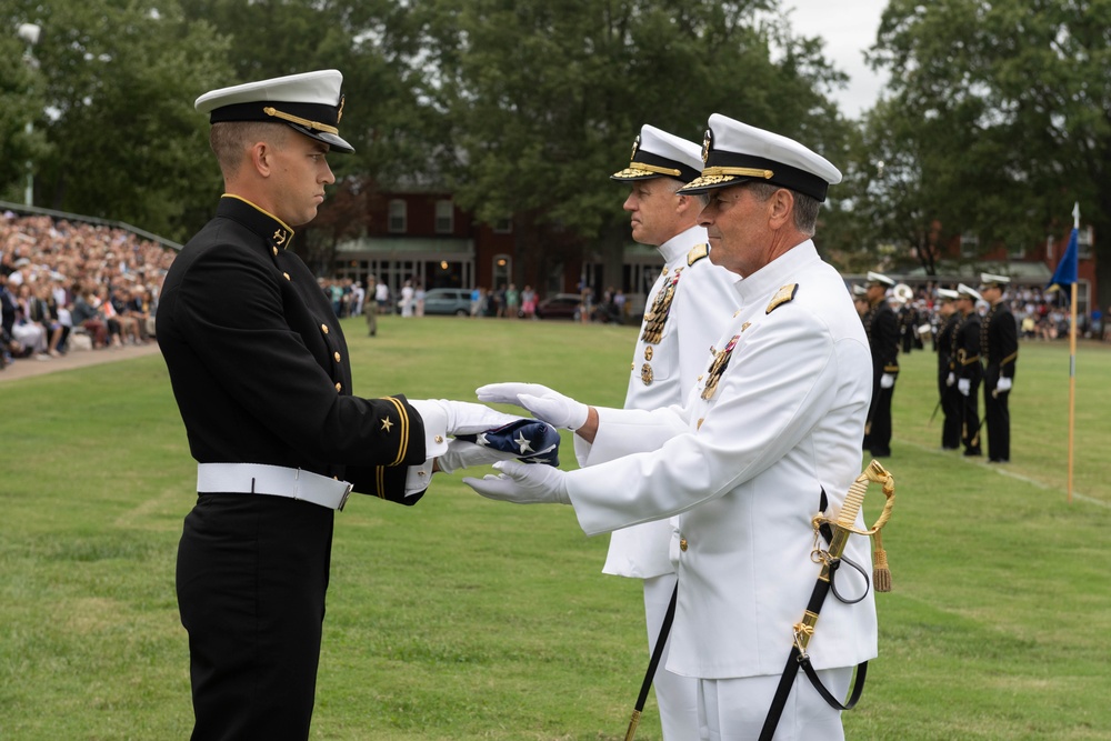 USNA Dress Parade: Adm. Moran Retirement