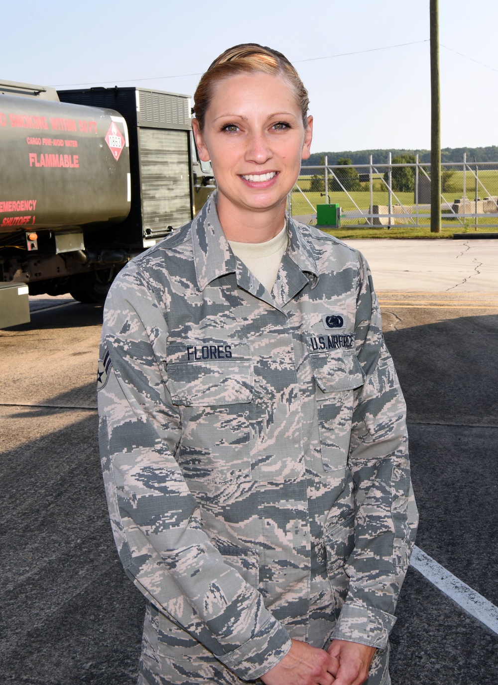 Airman 1st Class Amanda Flores profile portrait