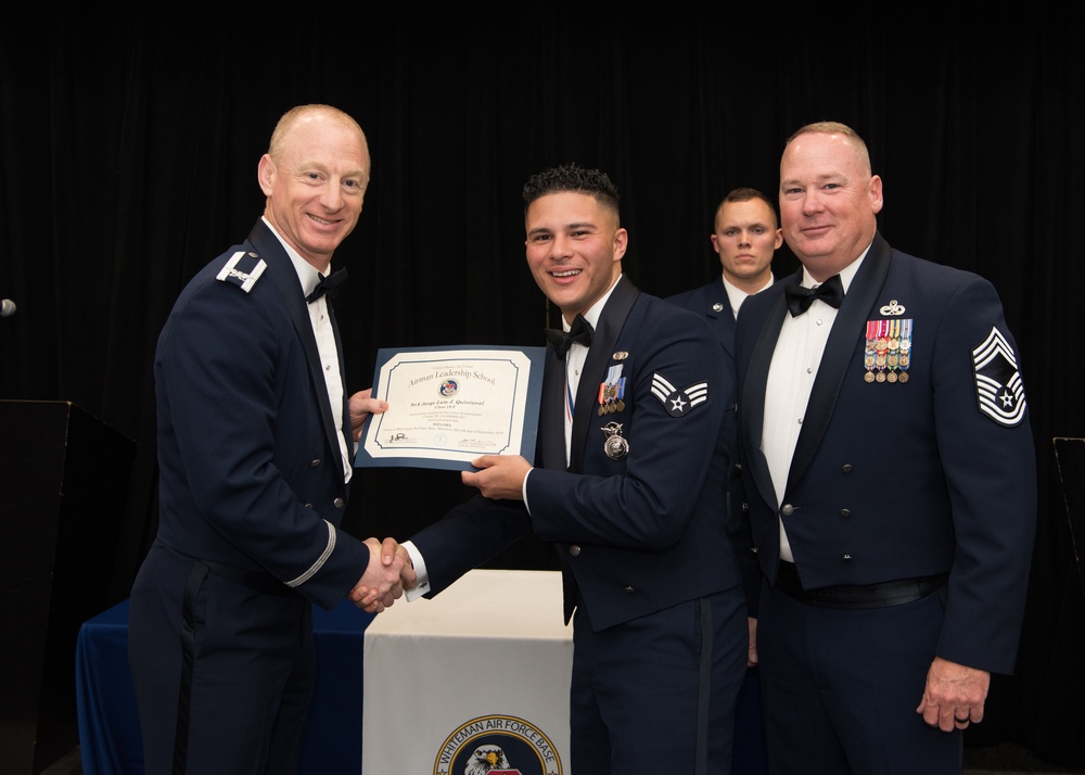 Whiteman Airman Leadership School Class 19-F graduates