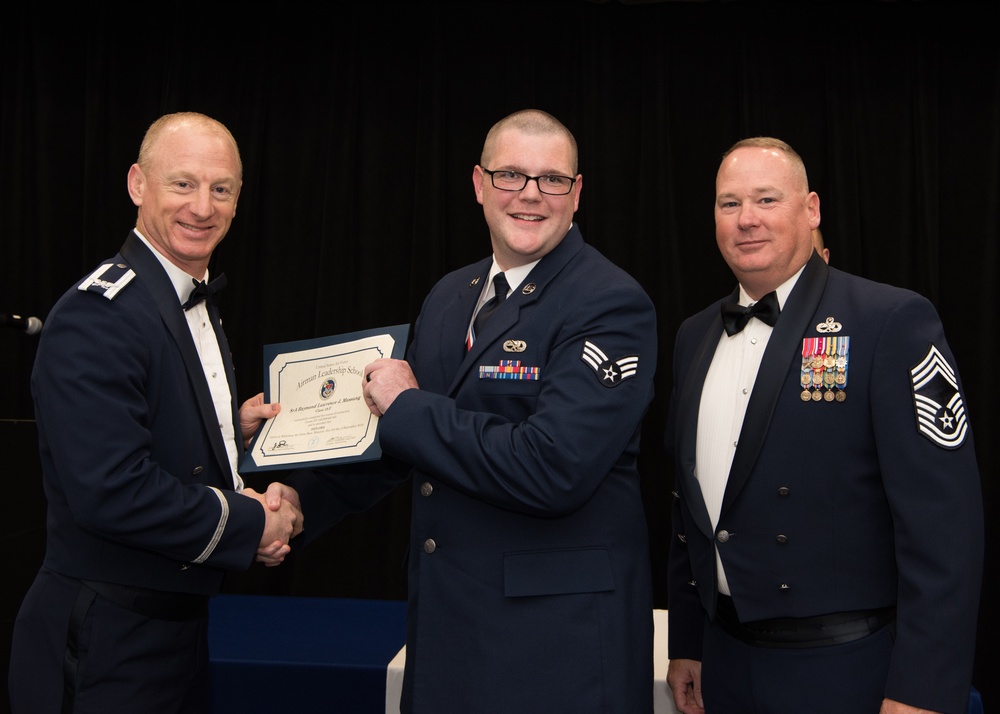Whiteman Airman Leadership School Class 19-F graduates