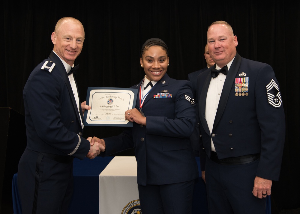 Whiteman Airman Leadership School Class 19-F graduates