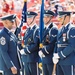 USAF Honor Guard kick off Redskins Game