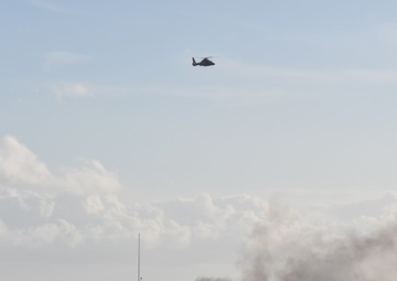 Coast Guard rescues 7 mariners from vessel on fire off Oahu