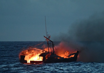 Coast Guard rescues 7 mariners from vessel on fire off Oahu