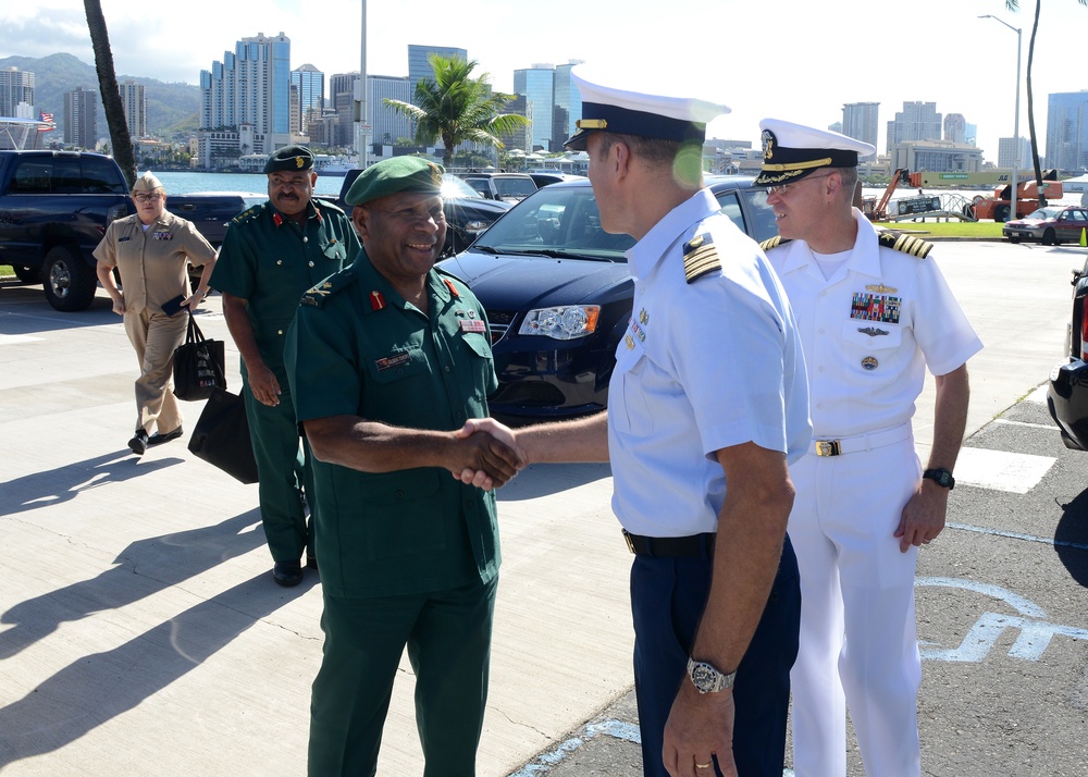 Sector Honolulu hosts Papua New Guinea Defence Force representatives