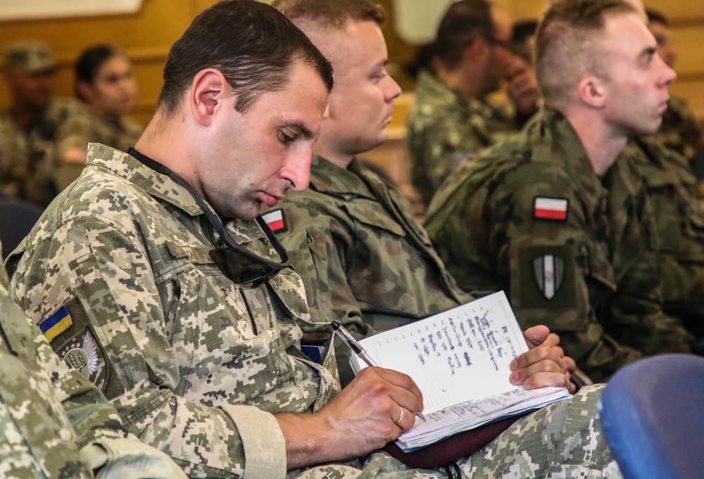Saber Junction 2019: 173rd Infantry Airborne Brigade Conducts Joint Multinational Briefing
